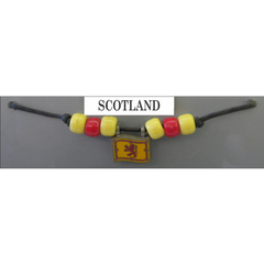 Scotland Fan Choker Necklace