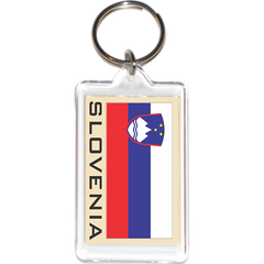 Slovenia Acrylic Key Holders