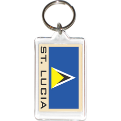 St. Lucia Acrylic Key Holders