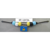 St. Lucia Fan Choker Necklace
