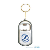 Tampa Bay Lightning NHL 3 in 1 Bottle Opener LED Light KeyChain KeyRing Holder