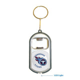 Tennessee Titans NFL 3 in 1 Bottle Opener LED Light KeyChain KeyRing Holder