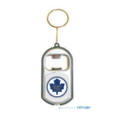 Toronto Maple Leafs NHL 3 in 1 Bottle Opener LED Light KeyChain KeyRing Holder