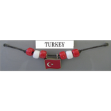 Turkey Fan Choker Necklace