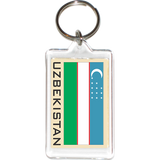 Uzbekistan Acrylic Key Holders
