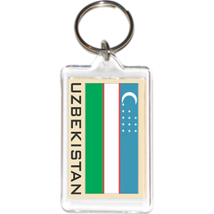 Uzbekistan Acrylic Key Holders