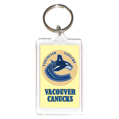 Vancouver Canucks NHL 3 in 1 Acrylic KeyChain KeyRing Holder