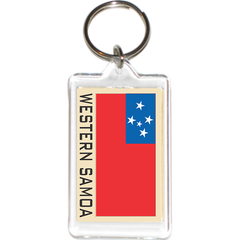 Western Samoa Acrylic Key Holders