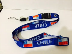 Chile Flags Lanyard