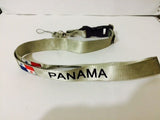 Panama Flags Lanyard